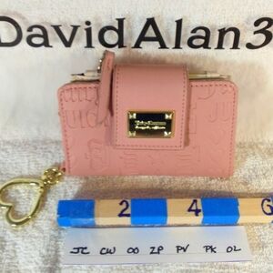 Juicy Couture Pastel Pink Embossed Wallet